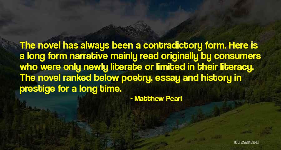 Narrative Essay Quotes By Matthew Pearl