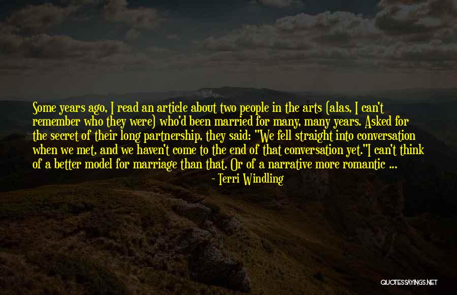 Narrative Love Quotes By Terri Windling