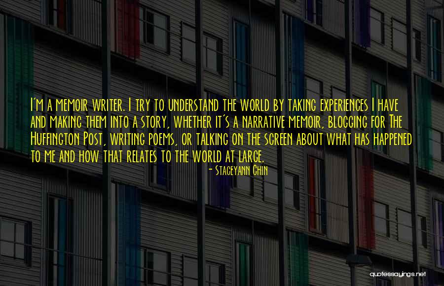 Narrative Writing Quotes By Staceyann Chin Narrative Writing Quotes By Staceyann Chin