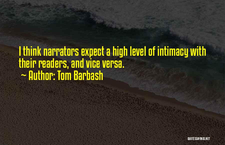 Narrators Quotes By Tom Barbash