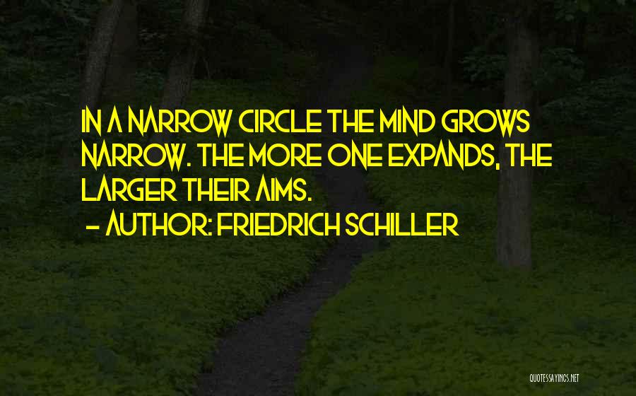 Narrow Vision Quotes By Friedrich Schiller