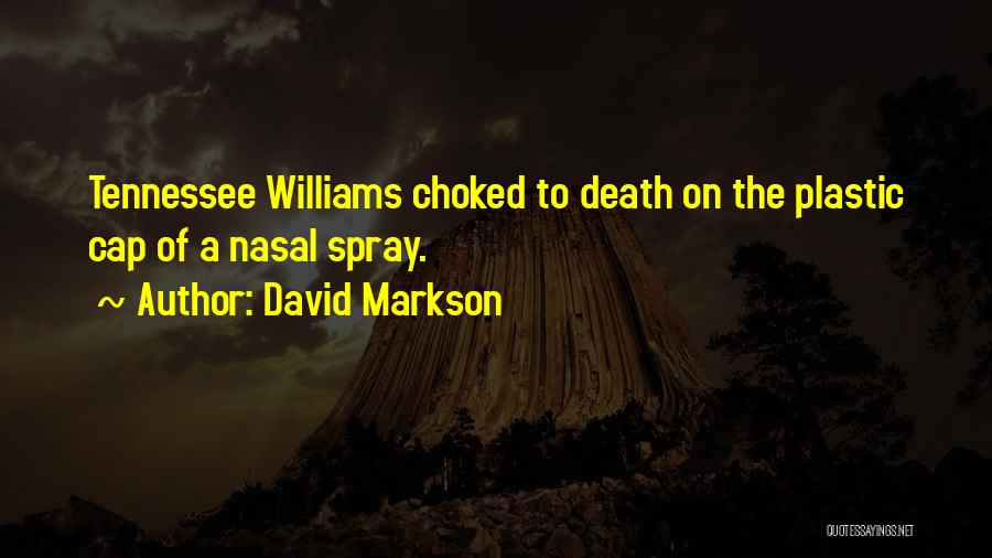 Nasal Quotes By David Markson