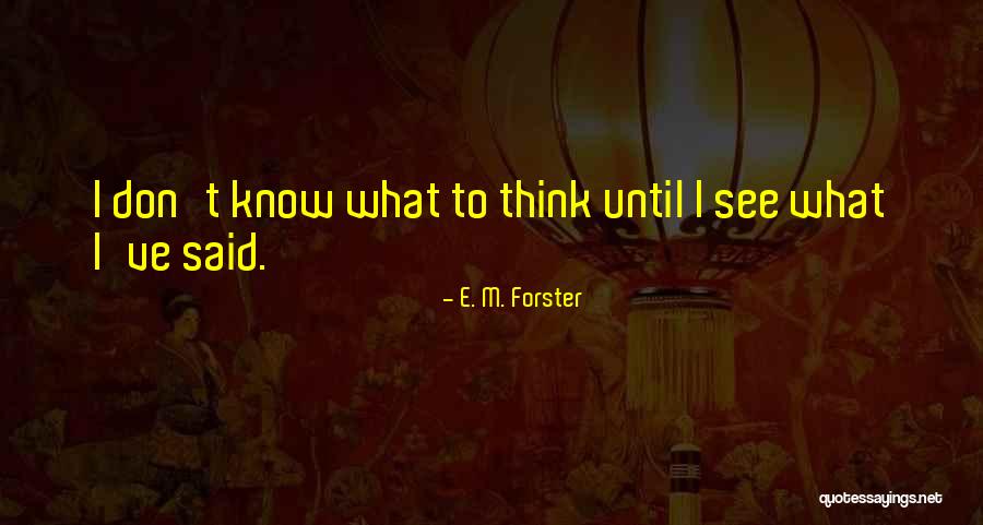 Nashawn Jones Quotes By E. M. Forster Nashawn Jones Quotes By E. M. Forster