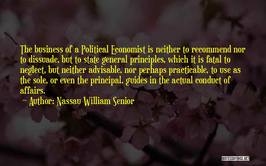 Nassau William Senior Quotes 2247634