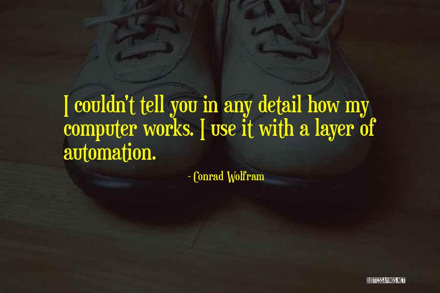 Nastaran Tavakoli Far Quotes By Conrad Wolfram Nastaran Tavakoli Far Quotes By Conrad Wolfram