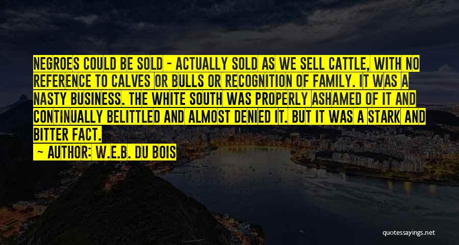 Nasty Family Quotes By W.E.B. Du Bois