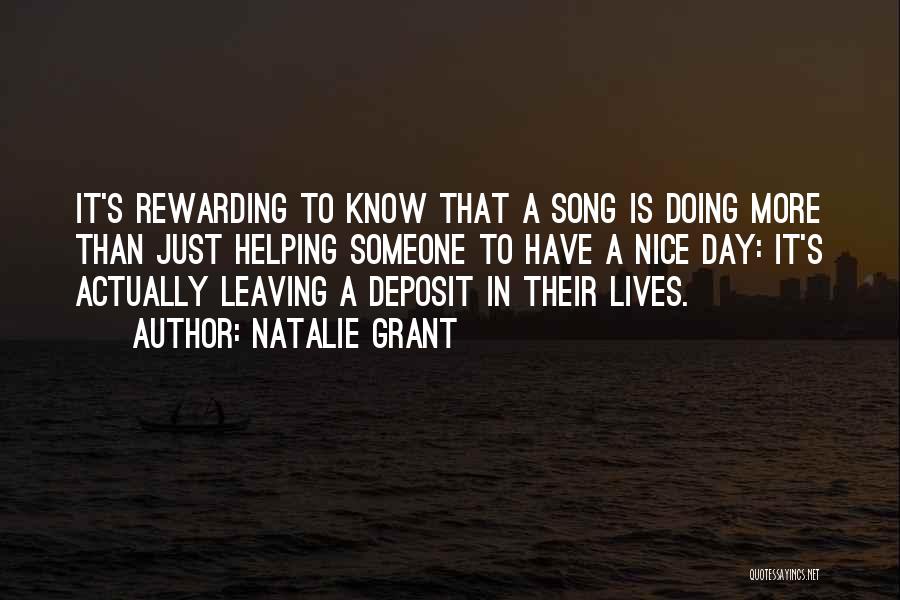 Natalie Grant Song Quotes By Natalie Grant