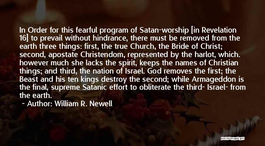 Nation Without God Quotes By William R. Newell