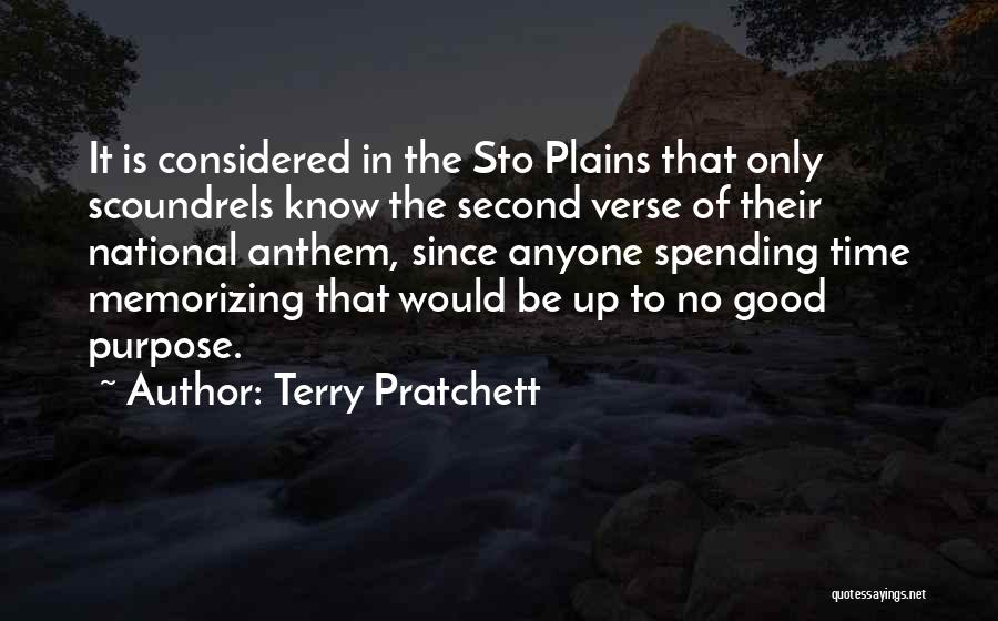 National Anthem Quotes By Terry Pratchett