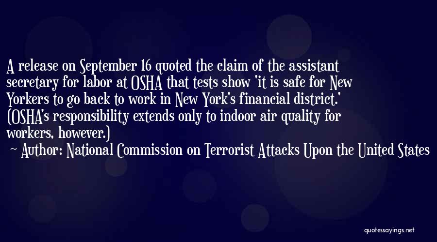 National Commission On Terrorist Attacks Upon The United States Quotes 874103