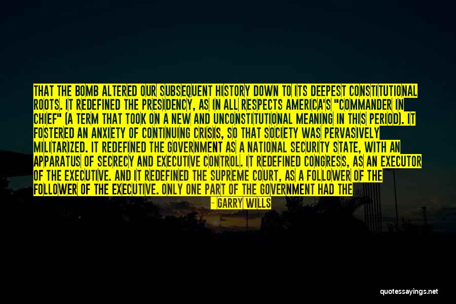 National Crisis Quotes By Garry Wills National Crisis Quotes By Garry Wills