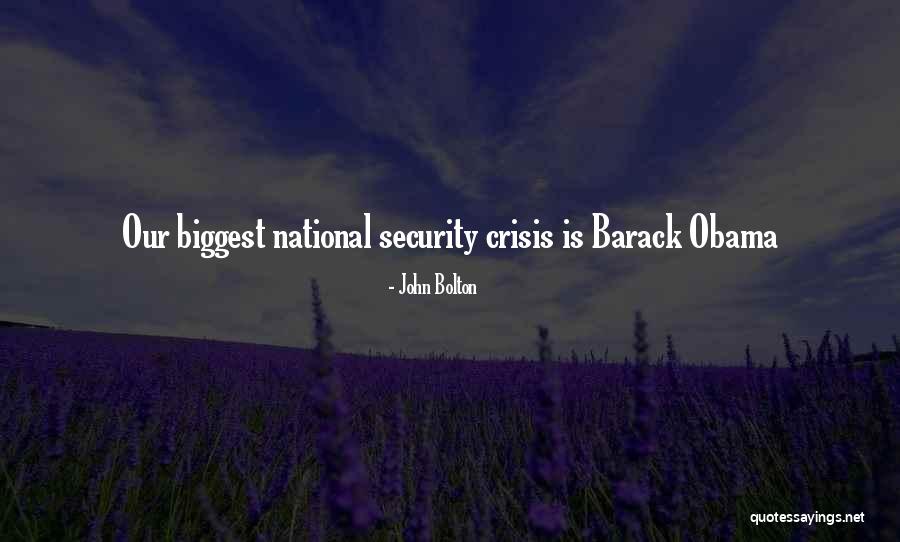 National Crisis Quotes By John Bolton National Crisis Quotes By John Bolton