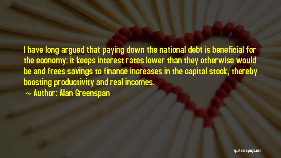 National Debt Quotes By Alan Greenspan