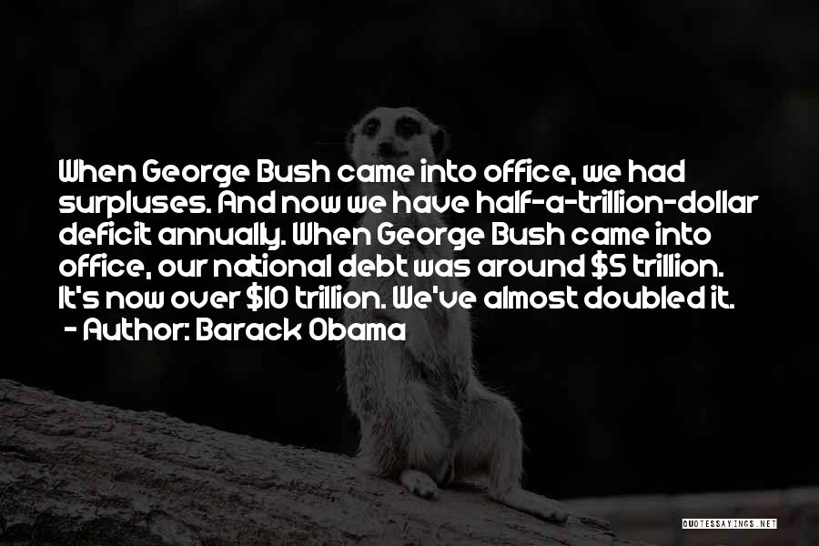National Debt Quotes By Barack Obama