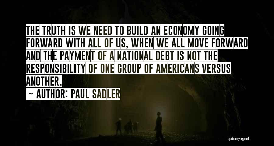 National Debt Quotes By Paul Sadler