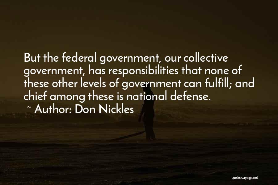 National Defense Quotes By Don Nickles