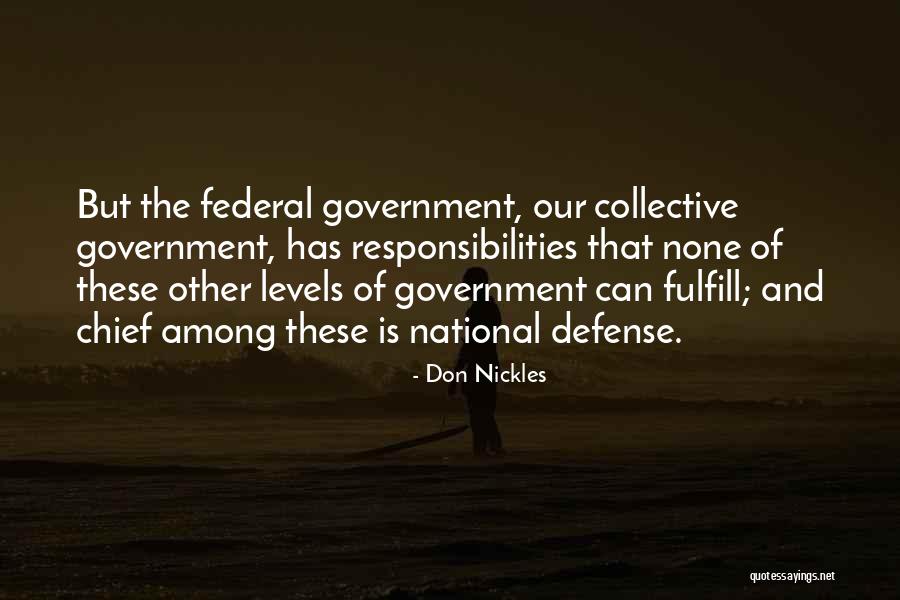 National Defense Quotes By Don Nickles