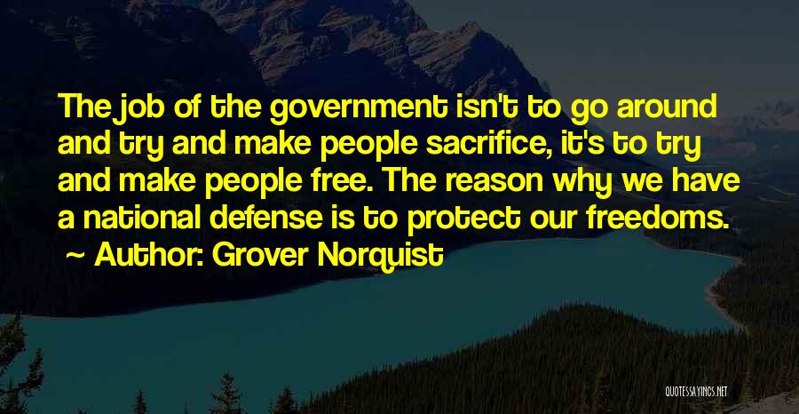 National Defense Quotes By Grover Norquist