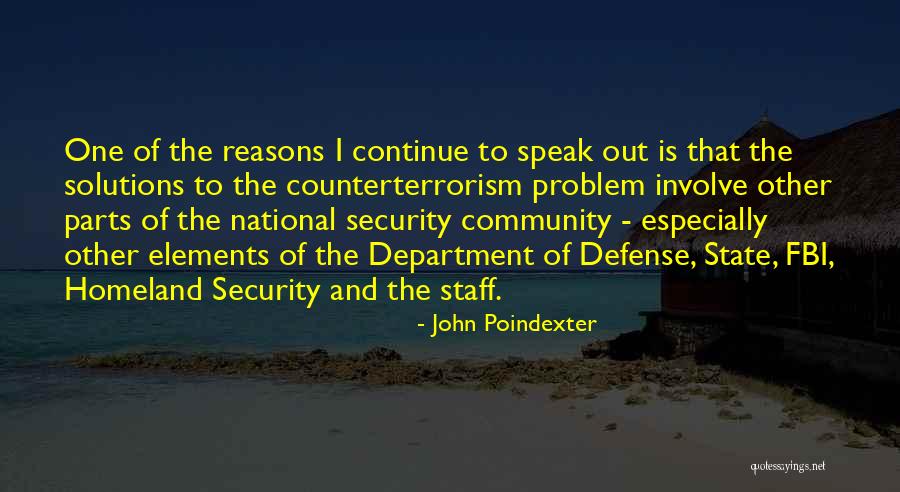 National Defense Quotes By John Poindexter