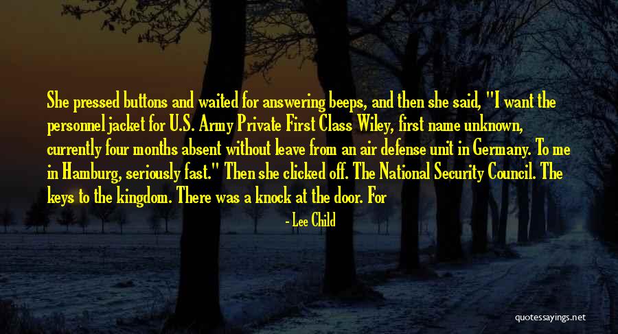 National Defense Quotes By Lee Child