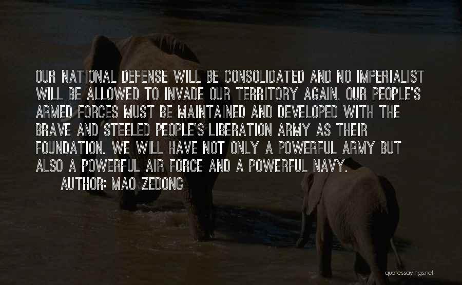 National Defense Quotes By Mao Zedong