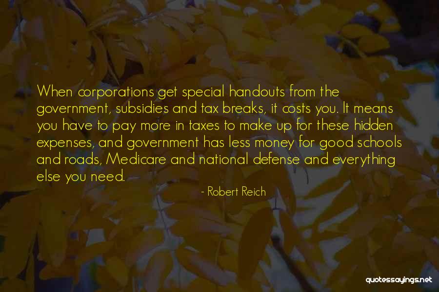 National Defense Quotes By Robert Reich