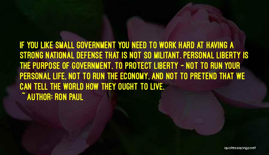 National Defense Quotes By Ron Paul