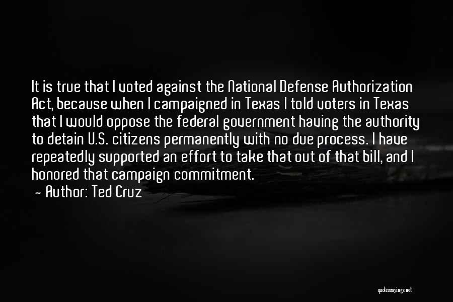 National Defense Quotes By Ted Cruz