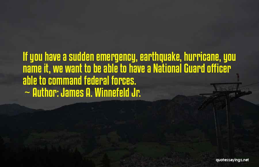 National Guard Quotes By James A. Winnefeld Jr.