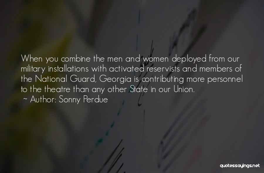 National Guard Quotes By Sonny Perdue