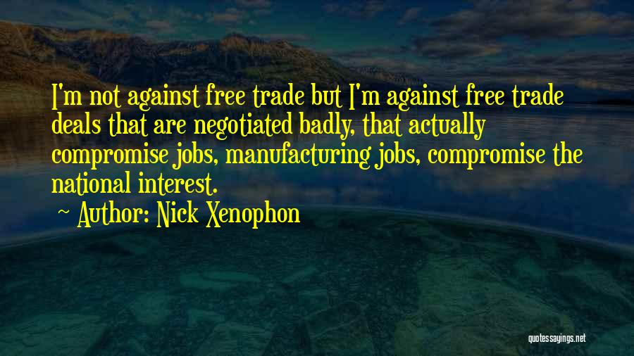 National Interest Quotes By Nick Xenophon