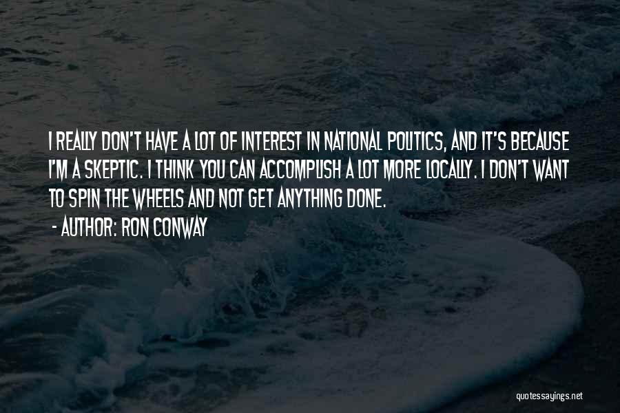 National Interest Quotes By Ron Conway