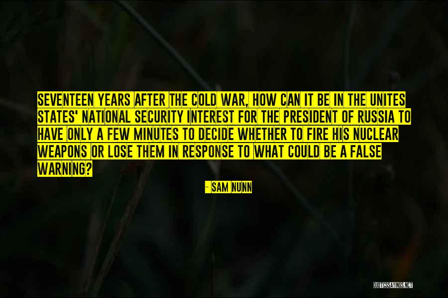 National Security After 9/11 Quotes By Sam Nunn National Security After 9/11 Quotes By Sam Nunn