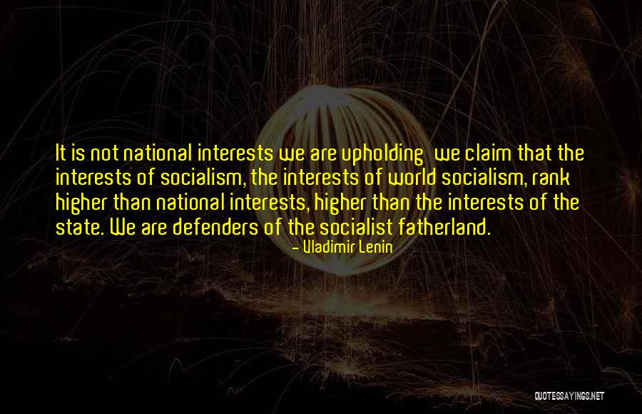 National Socialism Quotes By Vladimir Lenin