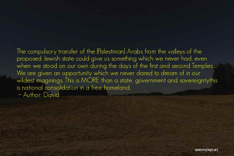 National Sovereignty Quotes By David