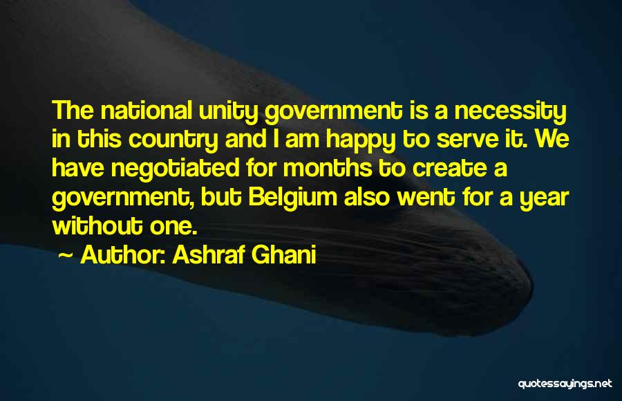 National Unity Quotes By Ashraf Ghani