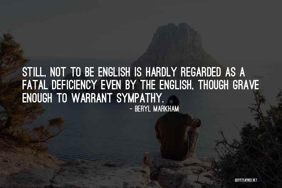 Nationality Pride Quotes By Beryl Markham Nationality Pride Quotes By Beryl Markham