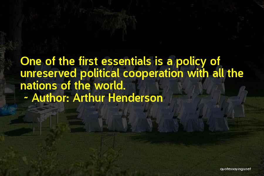 Nations Quotes By Arthur Henderson