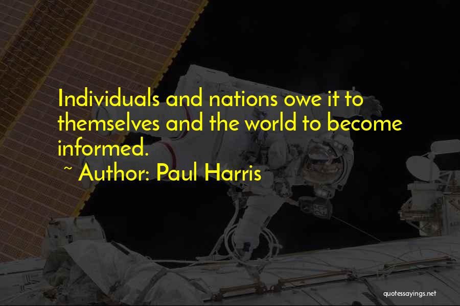 Nations Quotes By Paul Harris