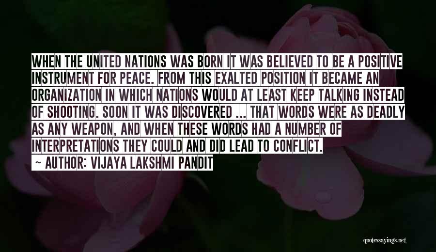 Nations Quotes By Vijaya Lakshmi Pandit