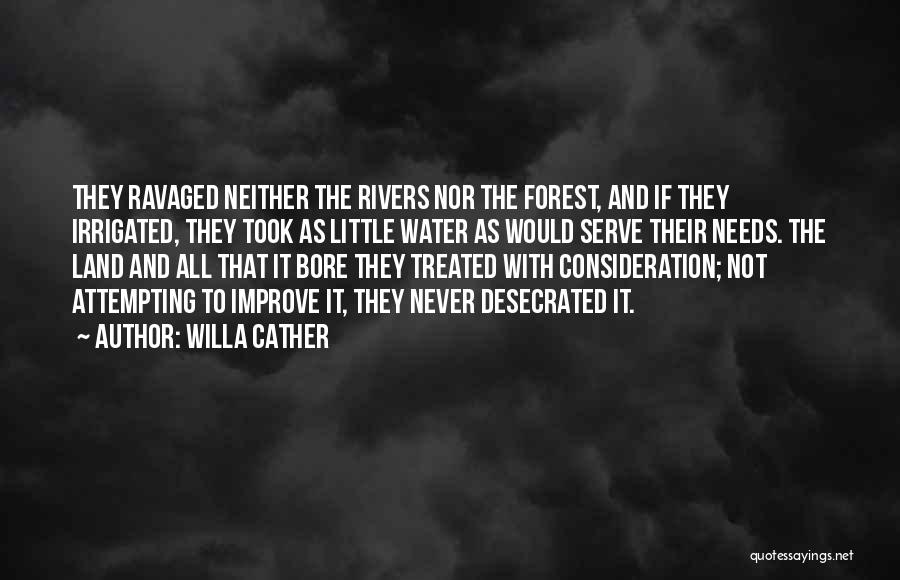 Native American Land Quotes By Willa Cather