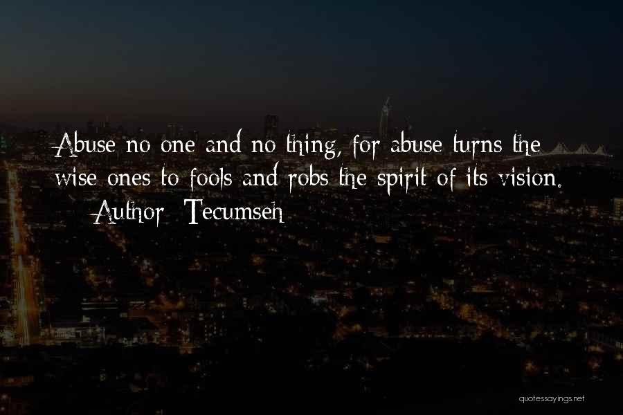 Native Quotes By Tecumseh