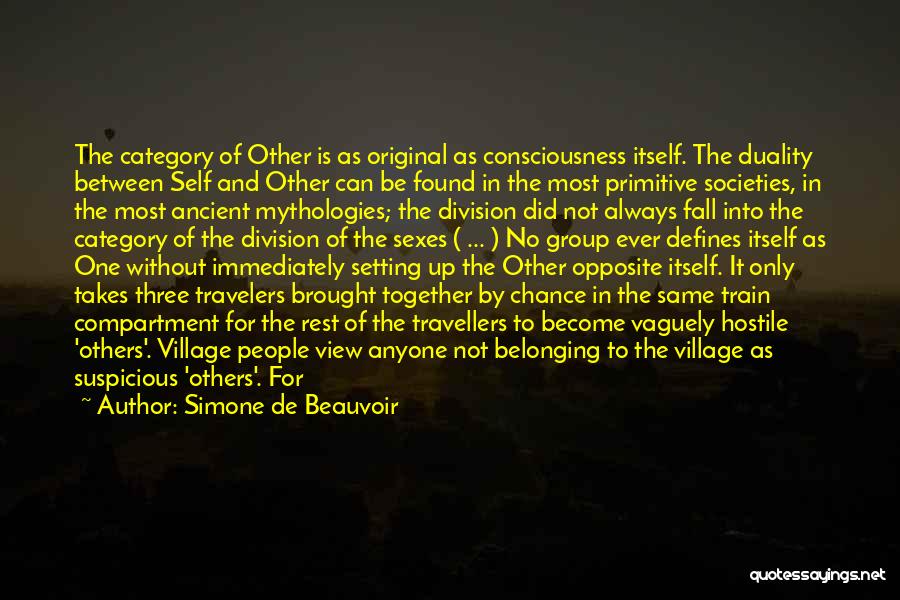 Native Village Quotes By Simone De Beauvoir