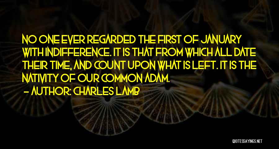 Nativity Quotes By Charles Lamb