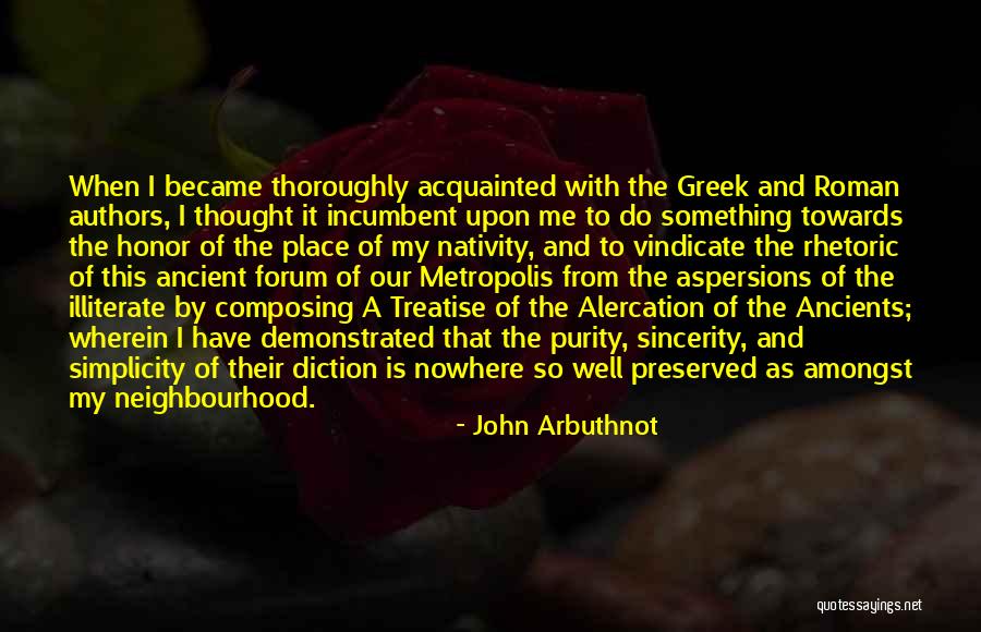 Nativity Quotes By John Arbuthnot