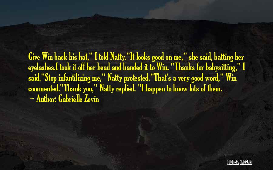 Natty Quotes By Gabrielle Zevin