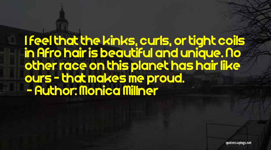 Natural Black Hair Quotes By Monica Millner