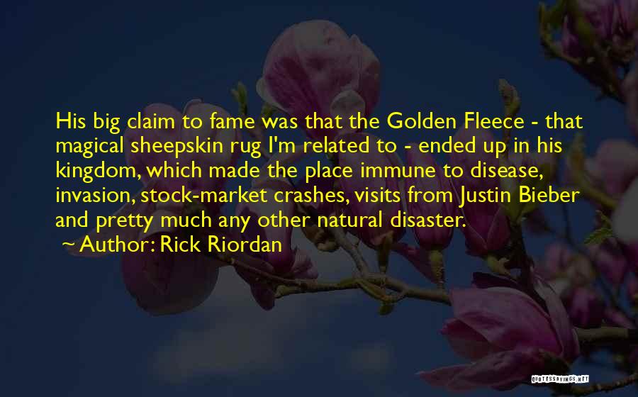 Natural Disaster Quotes By Rick Riordan