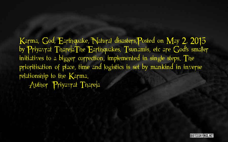 Natural Disasters And God Quotes By Priyavrat Thareja