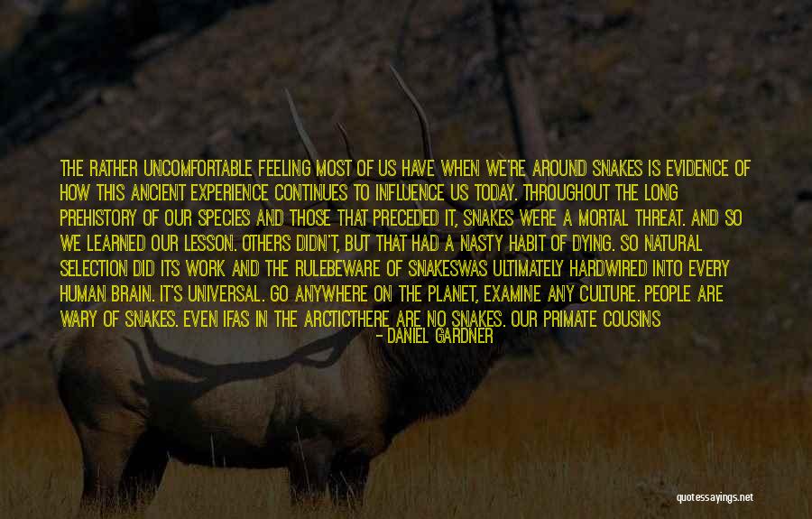 Natural Feeling Quotes By Daniel Gardner Natural Feeling Quotes By Daniel Gardner